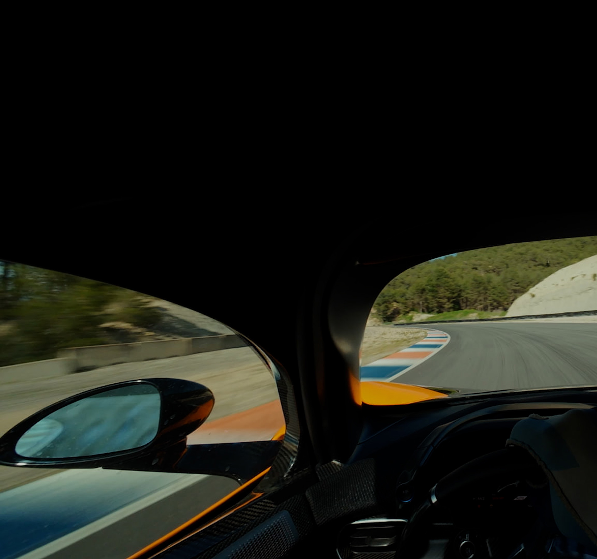 A graphic for a McLaren 